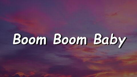 Boom Boom Baby 💕 | Flirty Pop Love Song with Dance Vibes 💃✨ (Official Lyric Video)
