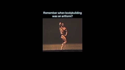 WHEN BODYBUIDING IS AN ARTFORM