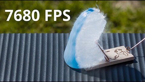 Slow Motion Test Comparison From 24 FPS to 7680 FPS