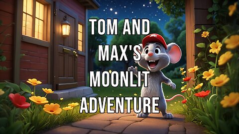 Tom and Max's Moonlit Adventure | #adventure #friendship #magical #garden #exploration