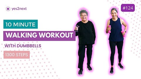 10 MIN Low Impact Walking Workout for Beginners, Seniors 1300 Steps!