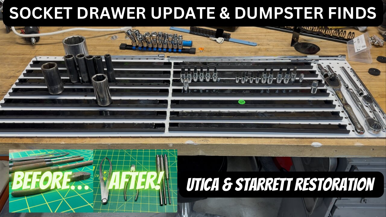 Restore, Keep Or Sell? | Episode 5 | Utica & Starrett | Socket Drawer Update | Dumpster Dive Finds