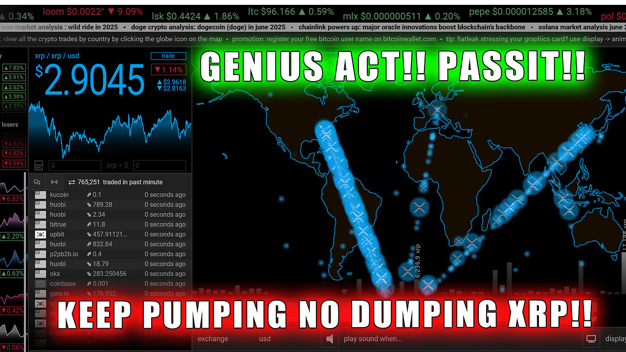 EMERGENCY!!! XRP READY TO PUMP!!! GENIUS ACT ~ CRYPTO WEEK 👀 World Stage 👀