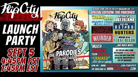 FLIP CITY'S "THE PARODIES" LAUNCH PARTY