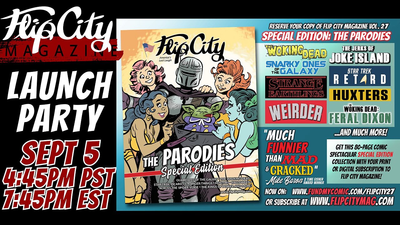 FLIP CITY'S "THE PARODIES" LAUNCH PARTY