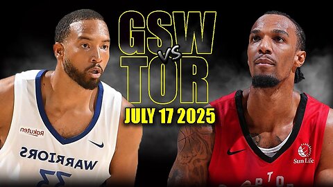 GOLDEN STATE WARRIORS VS TORONTO RAPTORS FULL GAME HIGHLIGHTS | 2025 NBA SUMMER LEAGUE