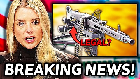 MAJOR BREAKING NEWS! MACHINE GUN BAN REVERSAL FINALLY BACK ON THE TABLE!