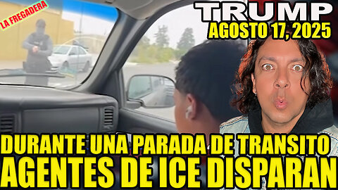 AGENTES DE ICE DISPARAN DURANTE UNA PARADA DE TRÁNSITO EN LOS ANGELES