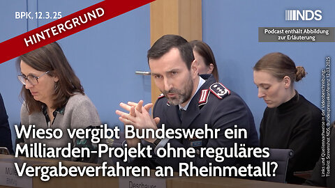 Wieso vergibt Bundeswehr ein Milliarden-Projekt ohne reguläres Vergabeverfahren an Rheinmetall?