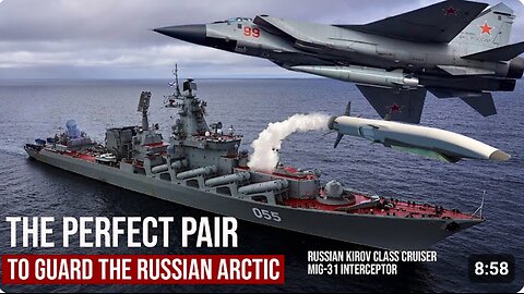 The Russian Kirov-class cruiser and the Mig-31 interceptor are the perfect pair to protect Russian waters