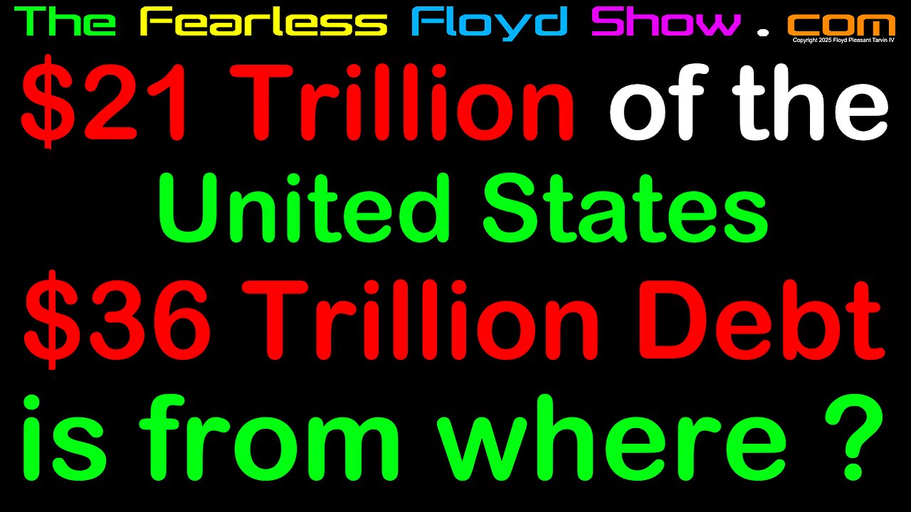 $21 of the $36 Triilion USA Debt is from TWO US Departments !!!!!!!