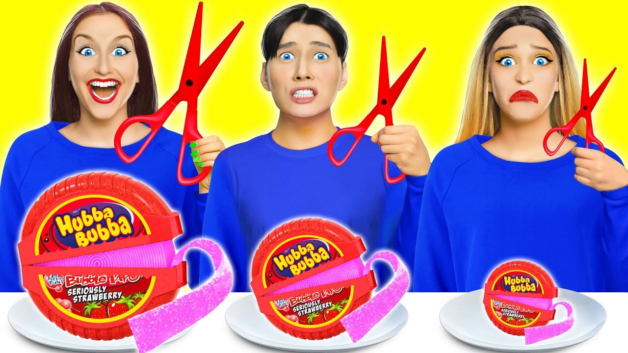 GIANT VS SMALL FOOD CHALLENGE! | Funny Food Challenges by Multi DO Challenge