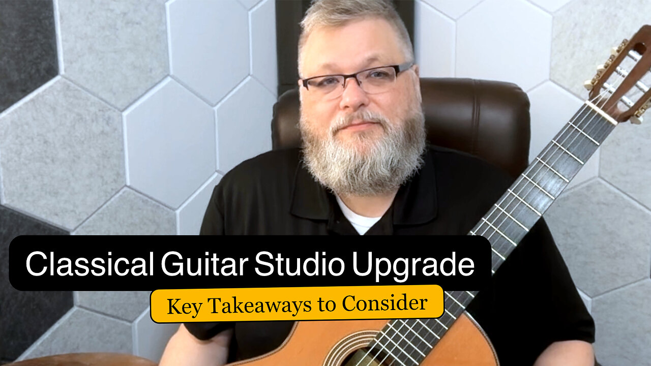 Classical Guitar Studio Upgrade | Key Ideas to Consider