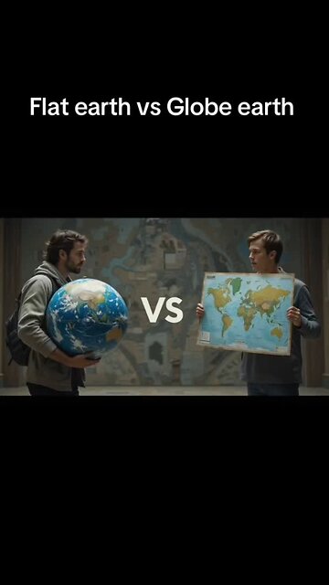 Flat earth vs Globe earth