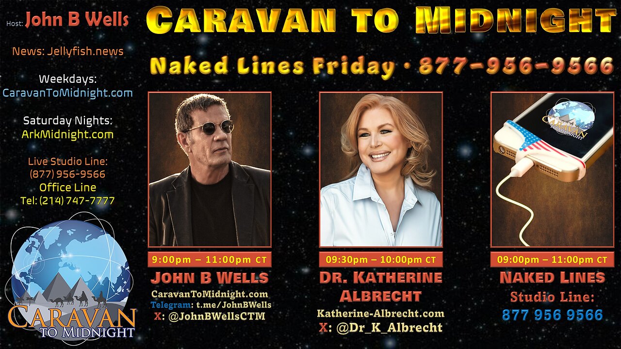Naked Lines Friday - John B Wells LIVE