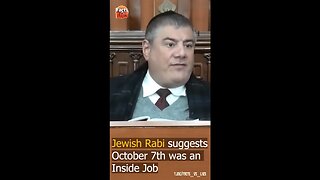 Rabbi Yosef Mizrachi: October 7th was an Inside Job