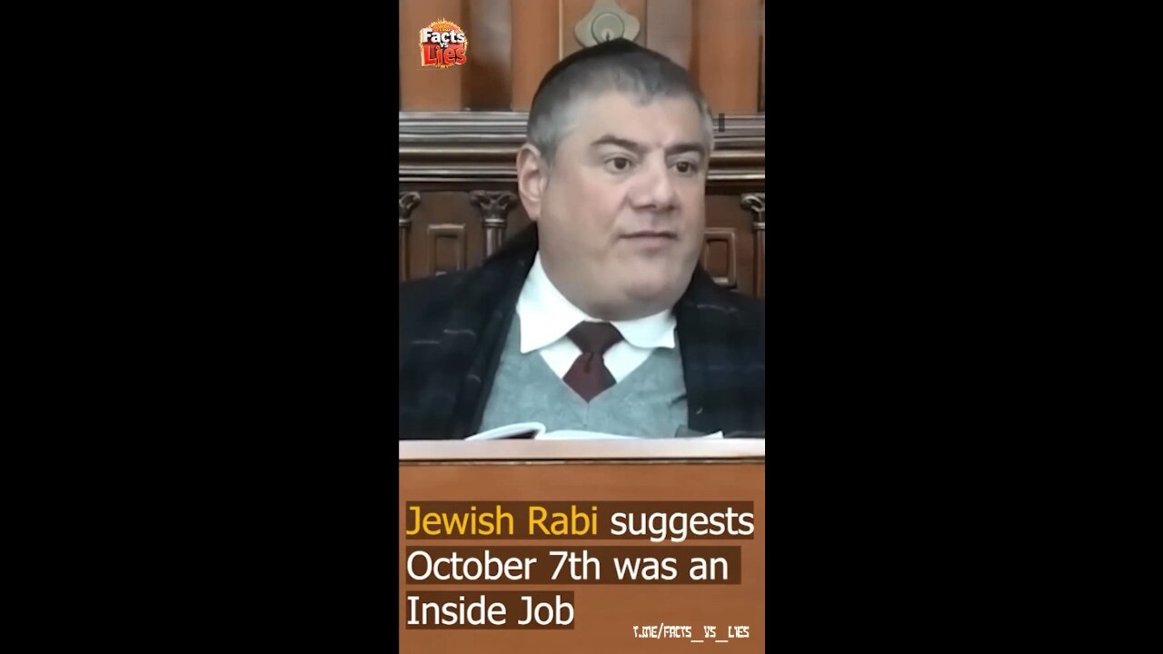 Rabbi Yosef Mizrachi: October 7th was an Inside Job