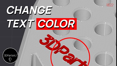 🅰️ 3D Print Text In Color - How To 3D Print Multiple Colors - Letters STL - 3D Print Colors