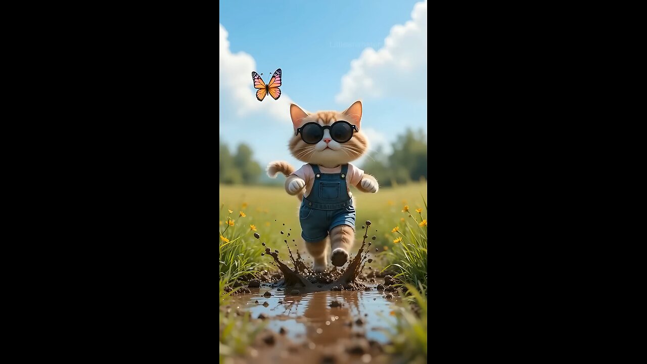 cat funny video