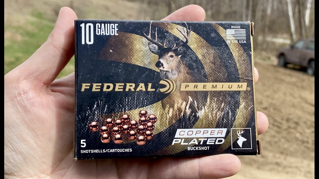 Federal 10GA 18 Pellet 00 Buck With H&R 23” Barrel & Stock Full Choke