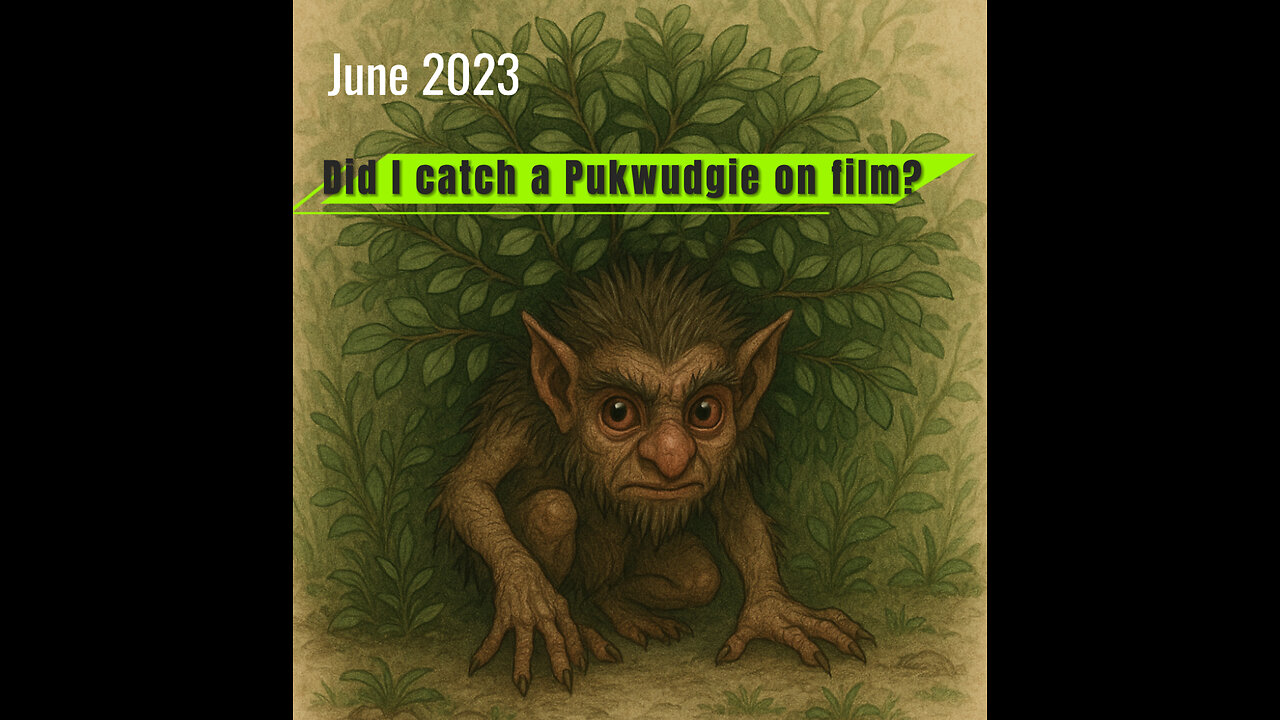 Did I catch a Pukwudgie on camera, as some have suggested?