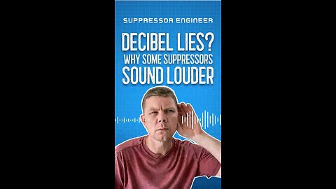 Why does one Suppressor sound louder side by side
