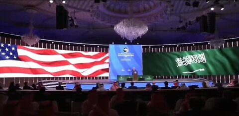 Trump in Saudi Arabia: America Is Red!