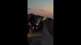According to estimates, 20k Gazans headed south during the night and early morning