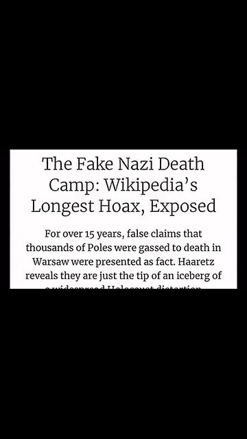 Holocaust Hoax