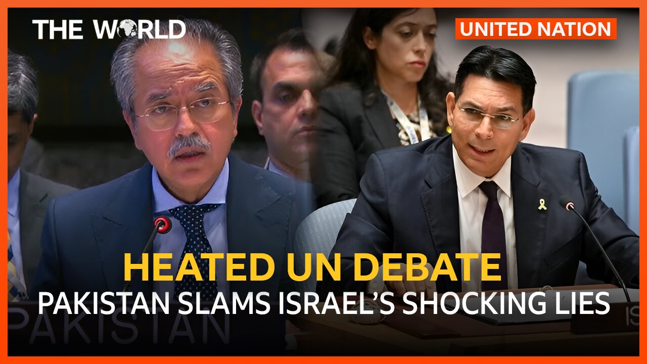 Pakistan Slams Israel at UN Security Council Over Gaza Strikes & Doha Attack | @TheWorldEng #un