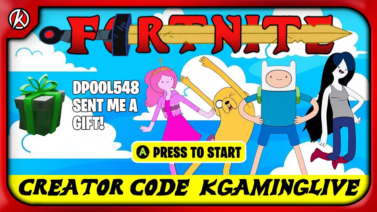 🔴 FORTNITE /-/ DPOOL SENT THE ADVENTURE TIME BUNDLE!