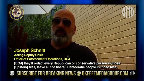 BREAKING VIDEO: DOJ Deputy Chief Claims Government Will Redact Every Republican On Epstein List