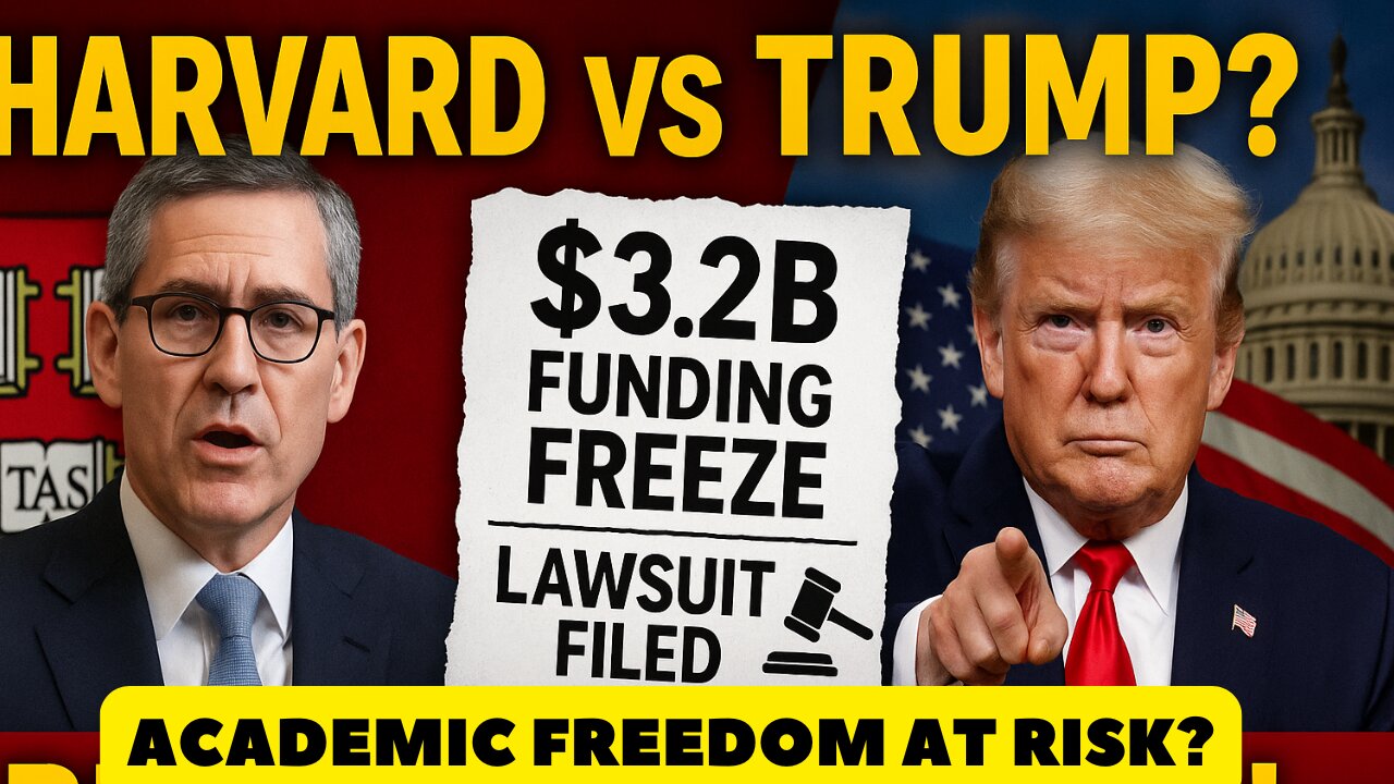 Harvard Sues Trump Admin Over $3B Research Freeze | Academic Freedom at Risk?