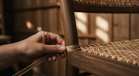 How We Restore Old Frames With Rattanweaving
