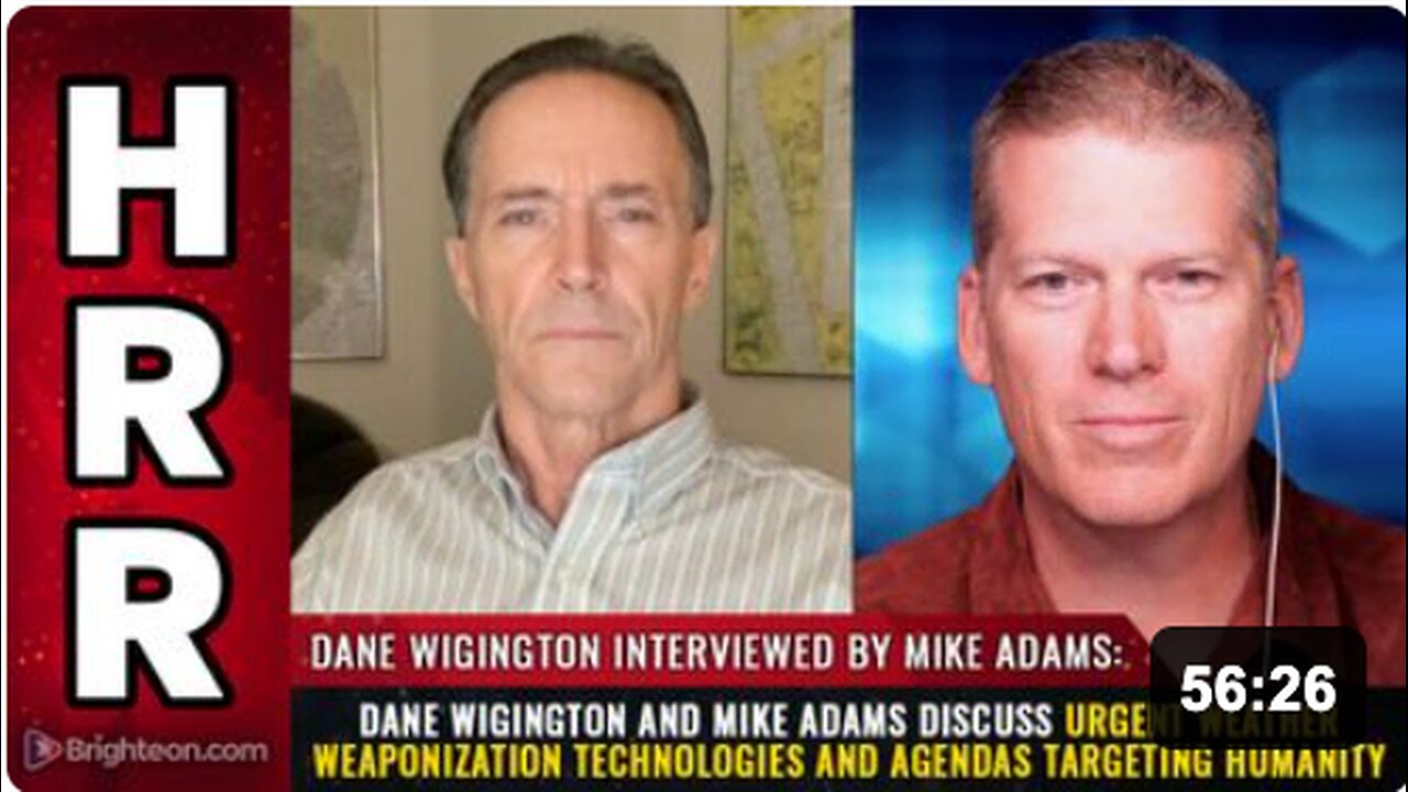 Dane Wigington and Mike Adams discuss urgent WEATHER WEAPONIZATION technologies and agendas targeting humanity