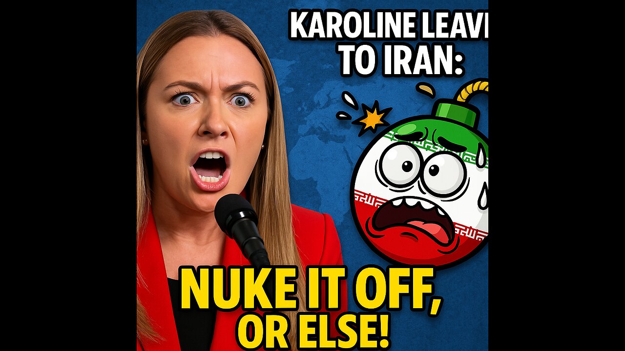 “Leavitt to Iran: This Ain’t a Drill… It’s a Fallout Warning ☢️”