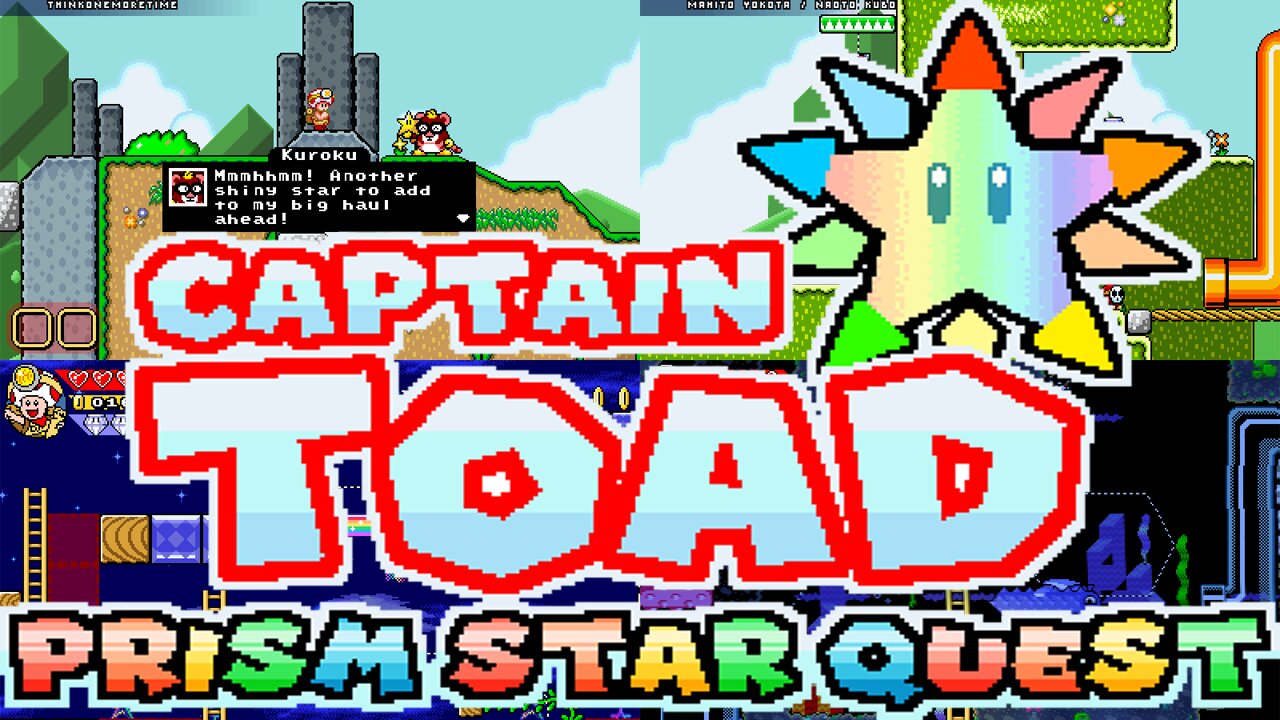 2D Captain Toad: Treasure Tracker - Captain Toad: Prism Star Quest