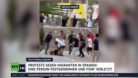Spanien: Gewaltsame Ausschreitungen nach Migranten-Überfall auf Rentner