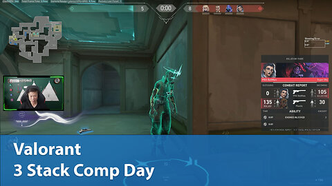 3 Stack Comp Day | Competitive 1W-3L | Valorant