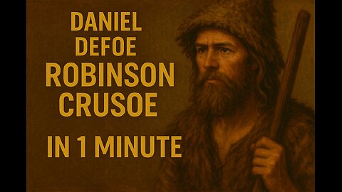 Robinson Crusoe in 1 Minute | Survival, Solitude, and the Human Spirit
