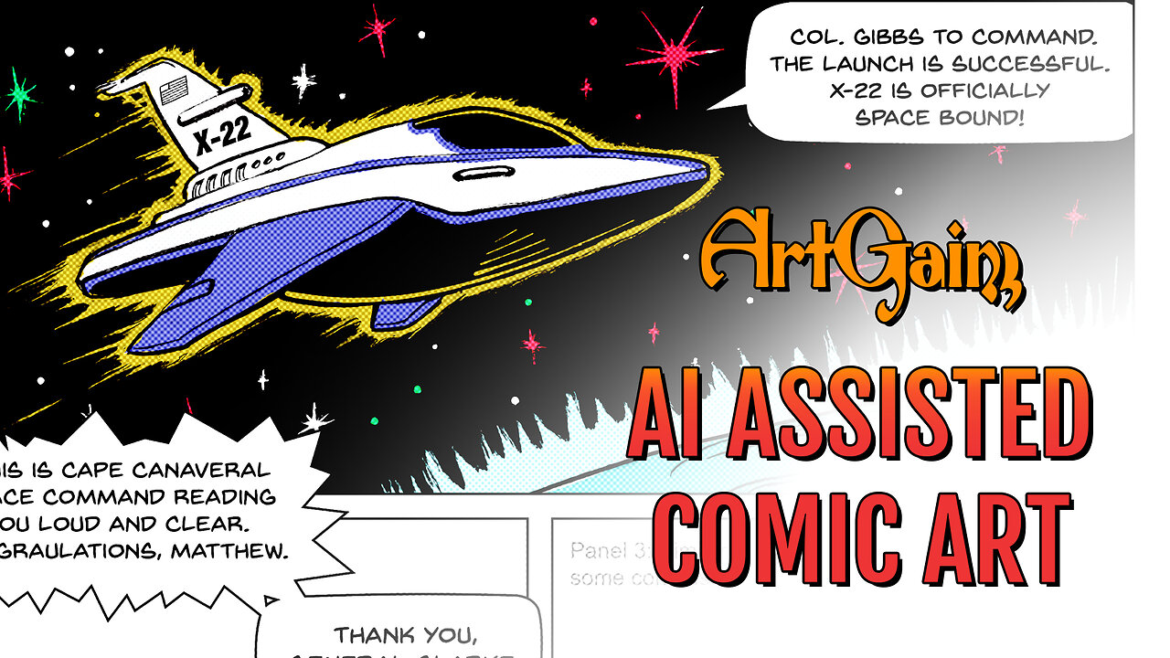 AI Assisted Comics - Featuring Nukla's New X-22 Rocket