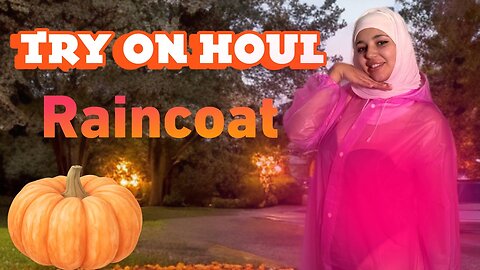 Raincoat Try On Haul in 4K | Trendy Waterproof Outfits