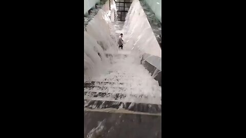 Janpath Metro Station Delhi flooded
