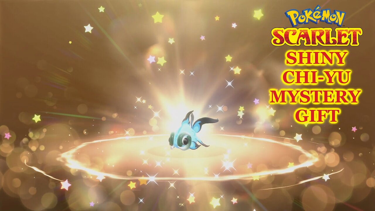 Pokémon Scarlet: Shiny Chi-Yu Mystery Gift ~ The Shiny Fish is Mine!