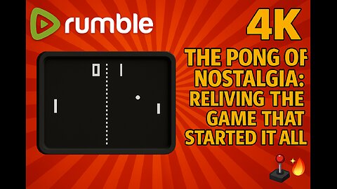 "🎮 The PONG of Nostalgia: Reliving the Game That Started It All 🕹️✨"