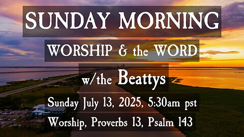 🌞 SUNDAY MORNING ✝️