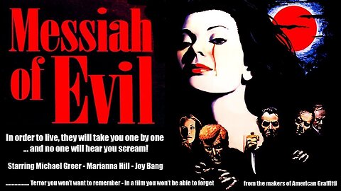 Messiah Of Evil (1974) Full Movie Zombie | Gothic Horror | B-Movie | Thriller