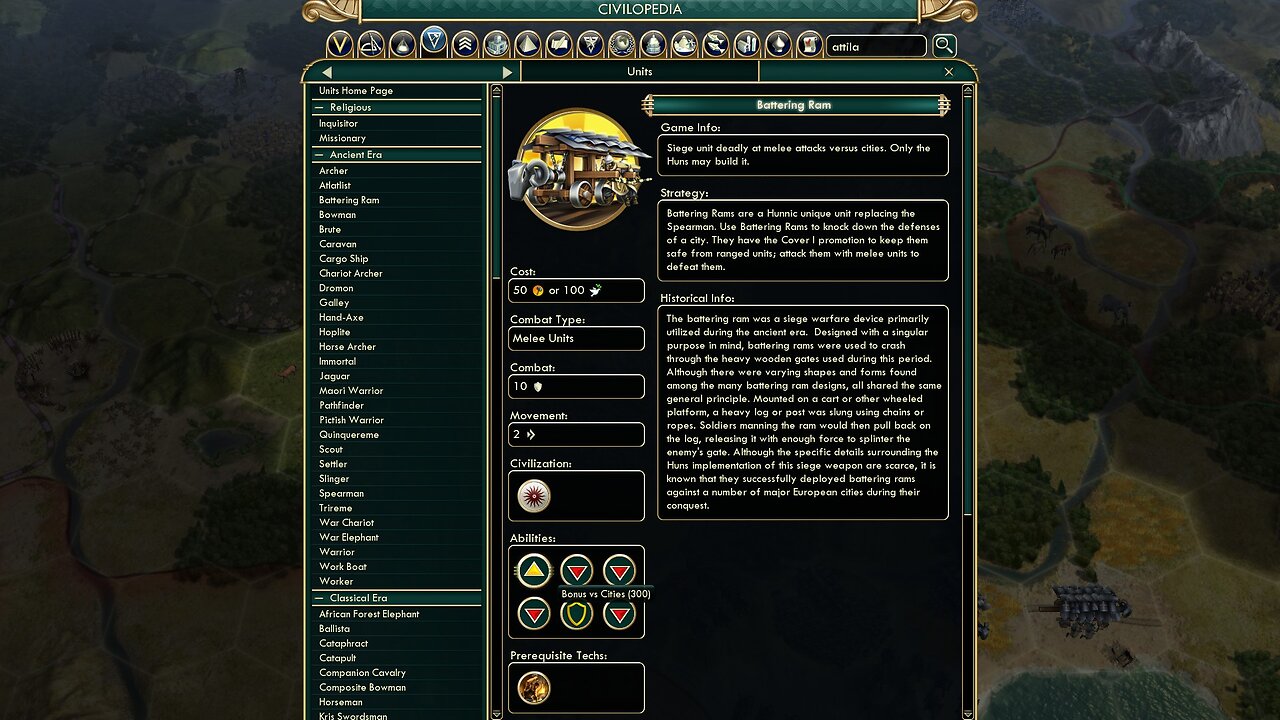 Civ 5 Attila Series: Chieftain