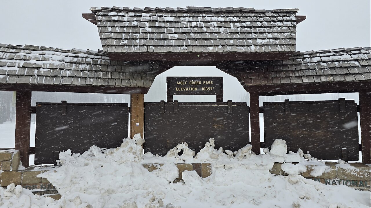 STORM WATCH - LIVE High Elevation, Wolf Creek Pass from Pagosa Springs, Colorado