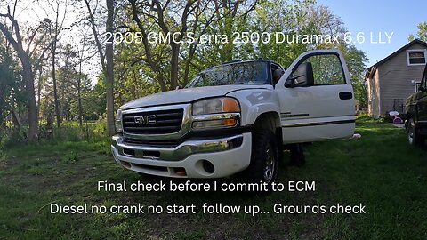 2005 Duramax grounds check for ECM issue